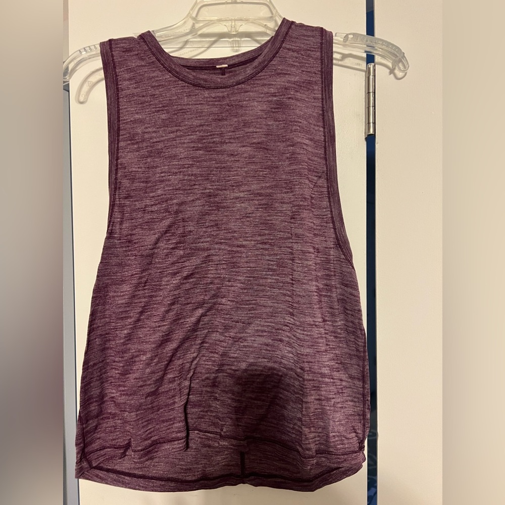 Lululemon Women’s Maroon Heather Tank size 4